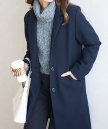 NYLAUS（ナイラス）の「【SG】セミロングチェスターコート ロングコート（チェスターコート）」