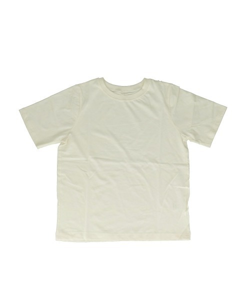 BACKYARD FAMILY(バックヤードファミリー)の「無地USAコットン半袖Tシャツ(Tシャツ/カットソー・レディース・グレイッシュベージュ/オフホワイト・XL/L/M)」の1枚目の写真