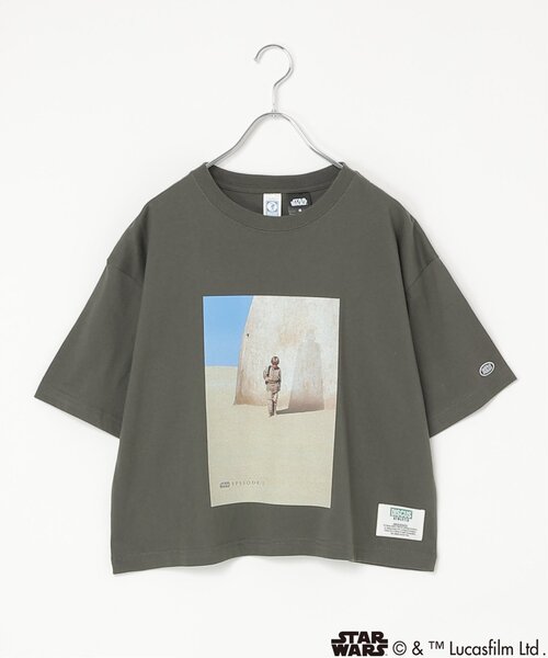 DISCUS ATHLETIC(ディスカス アスレチック)の「DISCUS ATHLETIC ディスカスアスレチック×STAR WARS スターウォーズ Tシャツ(Tシャツ/カットソー・レディース・ブラック/ダークグレー・M)」の1枚目の写真