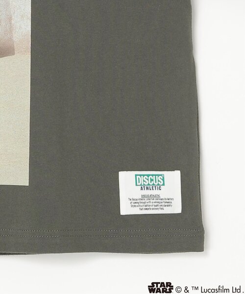 DISCUS ATHLETIC(ディスカス アスレチック)の「DISCUS ATHLETIC ディスカスアスレチック×STAR WARS スターウォーズ Tシャツ(Tシャツ/カットソー・レディース・ブラック/ダークグレー・M)」の6枚目の写真