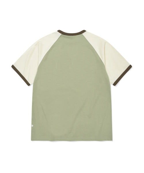 COVERNAT(カバーナット)の「オンアートリップグラフィックリンガーティーシャツセージグリーン(Tシャツ/カットソー・メンズ・その他・SMALL/MEDIUM/LARGE/X-LARGE)」の3枚目の写真