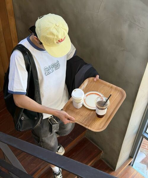 COVERNAT(カバーナット)の「オンアートリップグラフィックリンガーティーシャツセージグリーン(Tシャツ/カットソー・メンズ・その他・SMALL/MEDIUM/LARGE/X-LARGE)」の14枚目の写真