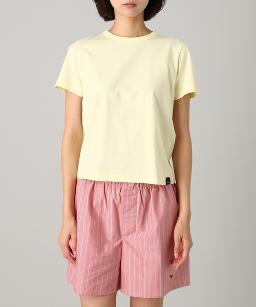 courreges(クレージュ)の「EMBROIDERED T-SHIRT 325JTS217JS0233(Tシャツ/カットソー・レディース・チャコールグレー/ホワイト/ブラウン/イエロー・SMALL)」の11枚目の写真