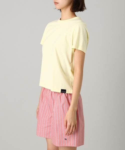 courreges(クレージュ)の「EMBROIDERED T-SHIRT 325JTS217JS0233(Tシャツ/カットソー・レディース・チャコールグレー/ホワイト/ブラウン/イエロー・SMALL)」の20枚目の写真