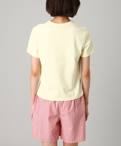 courreges(クレージュ)の「EMBROIDERED T-SHIRT 325JTS217JS0233(Tシャツ/カットソー・レディース・チャコールグレー/ホワイト/ブラウン/イエロー・SMALL)」の22枚目の写真