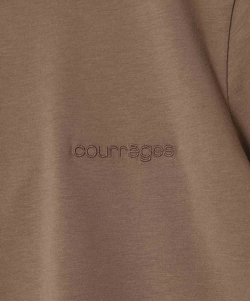 courreges(クレージュ)の「EMBROIDERED T-SHIRT 325JTS217JS0233(Tシャツ/カットソー・レディース・チャコールグレー/ホワイト/ブラウン/イエロー・SMALL)」の15枚目の写真