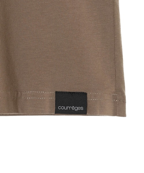 courreges(クレージュ)の「EMBROIDERED T-SHIRT 325JTS217JS0233(Tシャツ/カットソー・レディース・チャコールグレー/ホワイト/ブラウン/イエロー・SMALL)」の16枚目の写真