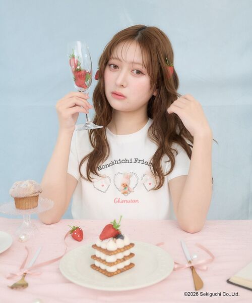 MAJESTIC LEGON(マジェスティックレゴン)の「チムたんTシャツ(Tシャツ/カットソー・レディース・B/A・MEDIUM)」の4枚目の写真
