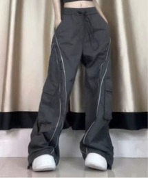 ウエストゴムサイドラインカーゴパンツ