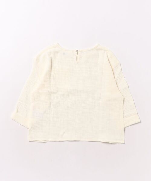 Catchup（ケチャップ）の「【2026SS】ガーゼトップス（シャツ/ブラウス・キッズ・ピンク/グリーン/ホワイト/ブラウン・100㎝/90㎝/130㎝/120㎝/110㎝）」の16枚目の写真