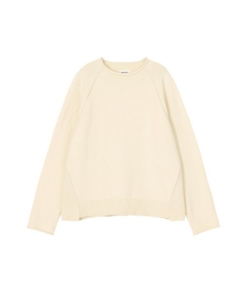 Plantation(プランテーション)の「リリーコットン / S(ニット/セーター・レディース・オフホワイト/ブルー/ネイビー・M size)」の2枚目の写真