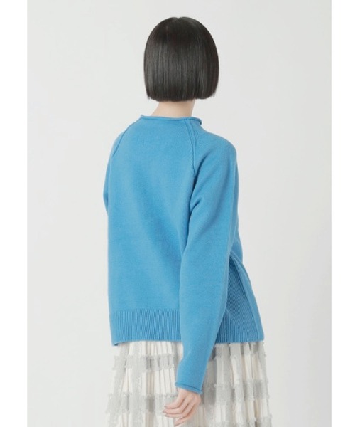 Plantation(プランテーション)の「リリーコットン / S(ニット/セーター・レディース・オフホワイト/ブルー/ネイビー・M size)」の7枚目の写真