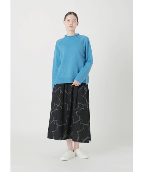 Plantation(プランテーション)の「リリーコットン / S(ニット/セーター・レディース・オフホワイト/ブルー/ネイビー・M size)」の8枚目の写真