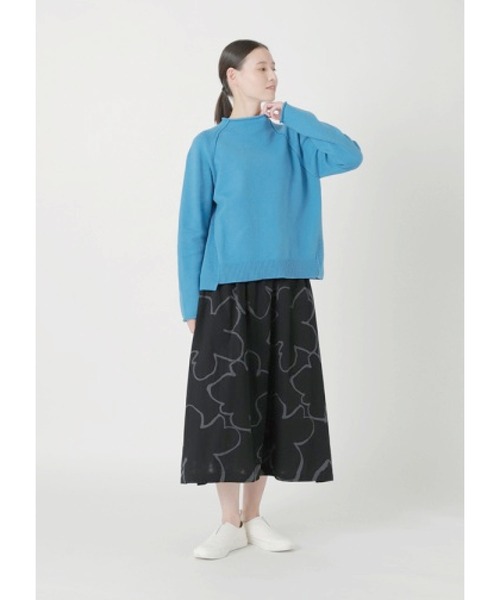 Plantation(プランテーション)の「リリーコットン / S(ニット/セーター・レディース・オフホワイト/ブルー/ネイビー・M size)」の9枚目の写真