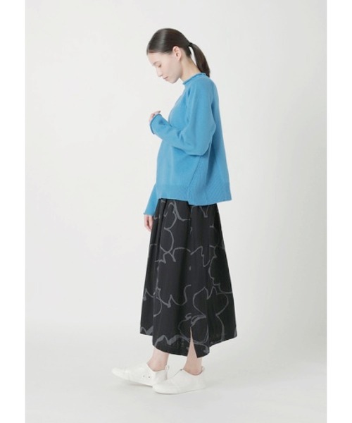 Plantation(プランテーション)の「リリーコットン / S(ニット/セーター・レディース・オフホワイト/ブルー/ネイビー・M size)」の10枚目の写真