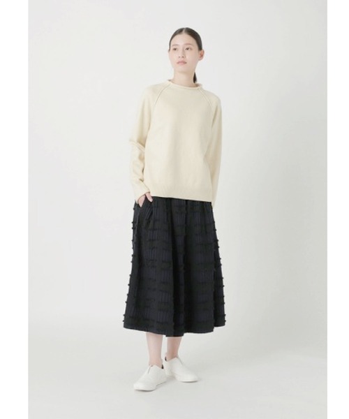 Plantation(プランテーション)の「リリーコットン / S(ニット/セーター・レディース・オフホワイト/ブルー/ネイビー・M size)」の12枚目の写真