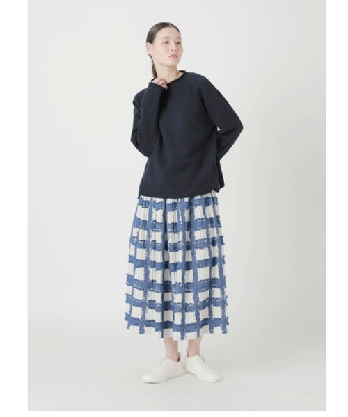 Plantation(プランテーション)の「リリーコットン / S(ニット/セーター・レディース・オフホワイト/ブルー/ネイビー・M size)」の15枚目の写真