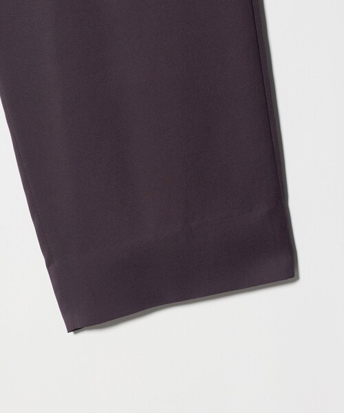 green label relaxing(グリーンレーベルリラクシング)の「FINE BASIC トリアセテート ウール 2P ワイド スラックス パンツ W4(スラックス・メンズ・ネイビー/ダークブラウン・L/M/XL)」の11枚目の写真