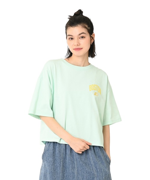 Embroidered NB shorts sleeve ribbed
