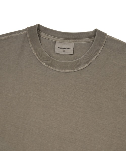 thisisneverthat(ディスイズネバーザット)の「Overdyed Reverse Tee(Tシャツ/カットソー・メンズ・サンドグレー/パープル系その他/ピンク・L/M/S/XL)」の12枚目の写真