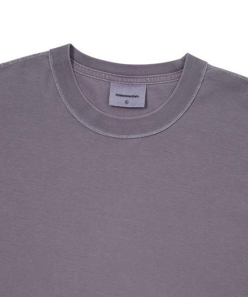 thisisneverthat(ディスイズネバーザット)の「Overdyed Reverse Tee(Tシャツ/カットソー・メンズ・サンドグレー/パープル系その他/ピンク・L/M/S/XL)」の9枚目の写真