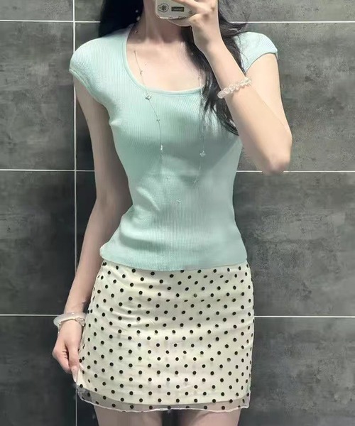 AsheKsha(アシクシャ)の「タイトスカート(ヒップラインスカート)(スカート・レディース・ベージュ・M)」の4枚目の写真