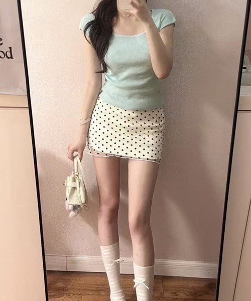 AsheKsha(アシクシャ)の「タイトスカート(ヒップラインスカート)(スカート・レディース・ベージュ・M)」の8枚目の写真