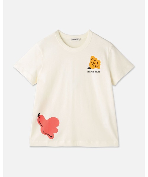 marimekko（マリメッコ）の「Kukasta Kukkaan / T-shirt（Tシャツ/カットソー・レディース・ホワイト・LARGE/MEDIUM/SMALL/X-SMALL）」の5枚目の写真