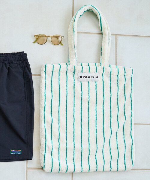 FREAK'S STORE(フリークスストア)の「BONGUSTA/ボングスタ NARAM TOTEBAG/ボングスタ トートバッグ(トートバッグ・レディース・グリーン/ブルー/ナチュラル/オフホワイト/ラベンダー/ピンク・ONE SIZE)」の10枚目の写真