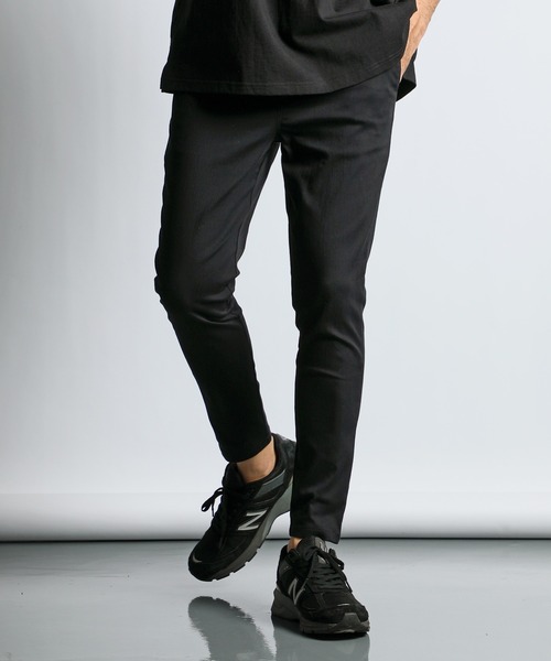 The DUFFER of ST.GEORGE（ザダファーオブセントジョージ）の「「GUM STRETCH CSF」SKINNY EASY CHINO：超伸縮「ガムストレッチ」接触冷感 スキニー イージーチノパン（チノパンツ・メンズ・ホワイト/ライトグレー/ブラック/アイボリー/ネイビー・X-LARGE/LARGE/MEDIUM/SMALL）」の11枚目の写真