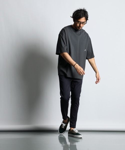 The DUFFER of ST.GEORGE（ザダファーオブセントジョージ）の「「GUM STRETCH CSF」SKINNY EASY CHINO：超伸縮「ガムストレッチ」接触冷感 スキニー イージーチノパン（チノパンツ・メンズ・ホワイト/ライトグレー/ブラック/アイボリー/ネイビー・X-LARGE/LARGE/MEDIUM/SMALL）」の16枚目の写真