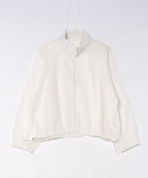 styiro（スタイロ）の「シースルーブルゾンパーカー ドット柄 無地（ブルゾン）」