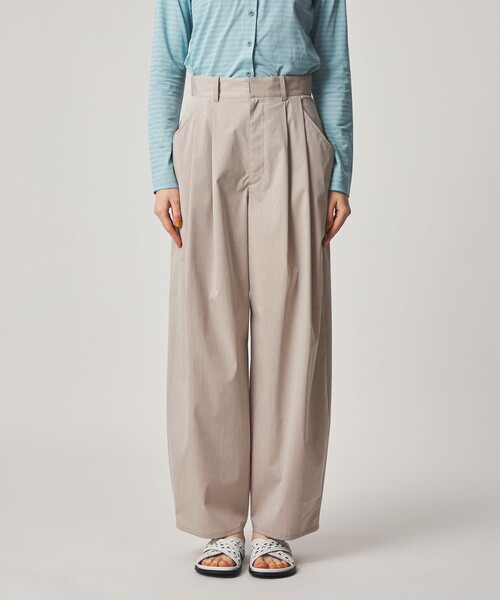 Steven Alan（スティーブンアラン）の「＜Steven Alan＞TC タフタ タック トラウザーズ（スラックス・レディース・ブラック/ベージュ・M/S）」の7枚目の写真