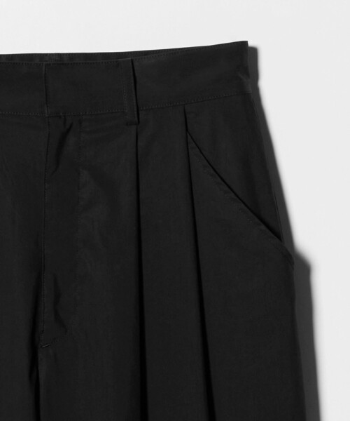 Steven Alan（スティーブンアラン）の「＜Steven Alan＞TC タフタ タック トラウザーズ（スラックス・レディース・ブラック/ベージュ・M/S）」の11枚目の写真