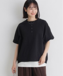 Right-on | HONEYSUCKLE ROSE(ハニーサックルローズ)【サマスウェ】ヘンリードルマンプルオーバー(その他トップス)