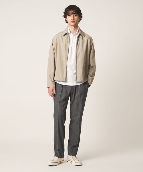 GUY ROVER(ギローバー)の「【別注】<GUY ROVER>ショートスリーブ ポロシャツ(ポロシャツ・メンズ・ネイビー/ブラウン系/ホワイト/オリーブ・M/S/L/XL)」の6枚目の写真