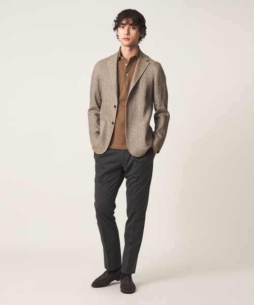 GUY ROVER(ギローバー)の「【別注】<GUY ROVER>ショートスリーブ ポロシャツ(ポロシャツ・メンズ・ネイビー/ブラウン系/ホワイト/オリーブ・M/S/L/XL)」の8枚目の写真