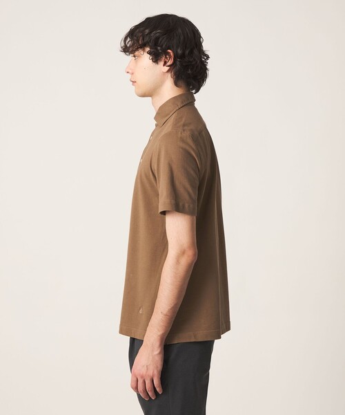 GUY ROVER(ギローバー)の「【別注】<GUY ROVER>ショートスリーブ ポロシャツ(ポロシャツ・メンズ・ネイビー/ブラウン系/ホワイト/オリーブ・M/S/L/XL)」の12枚目の写真