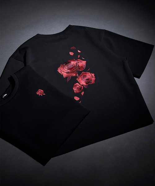 CHONO(チョノ) 半袖カットソー サイズF レディース - 黒 刺繍/フラワー(花) 楽天市場】お花の刺繍がゴージャスなトップス☆ 大きいサイズ