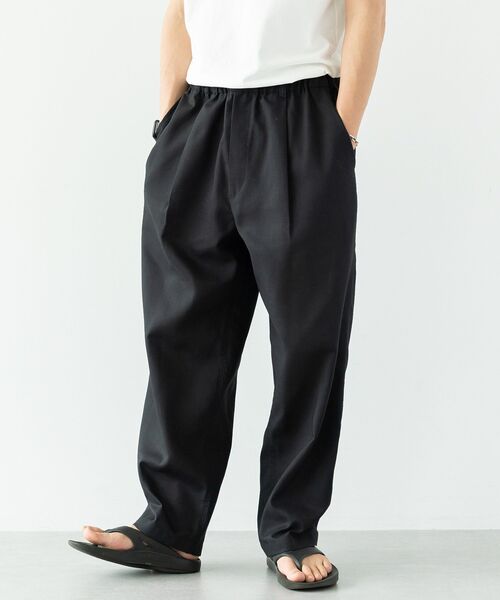 CRAFT STANDARD BOUTIQUE（クラフトスタンダードブティック）の「半袖リネン混セットアップ（セットアップ・メンズ・ベージュ/ブラック・L/M）」の8枚目の写真