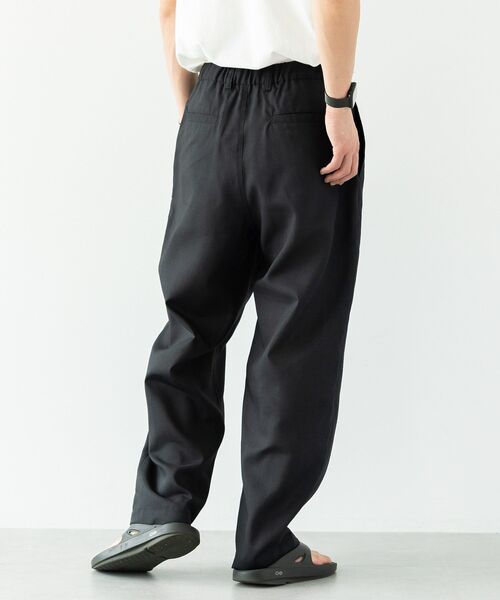 CRAFT STANDARD BOUTIQUE（クラフトスタンダードブティック）の「半袖リネン混セットアップ（セットアップ・メンズ・ベージュ/ブラック・L/M）」の9枚目の写真