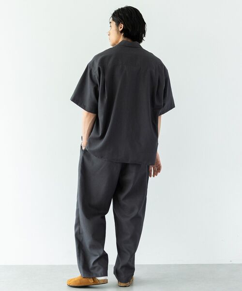 CRAFT STANDARD BOUTIQUE（クラフトスタンダードブティック）の「半袖リネン混セットアップ（セットアップ・メンズ・ベージュ/ブラック・L/M）」の19枚目の写真
