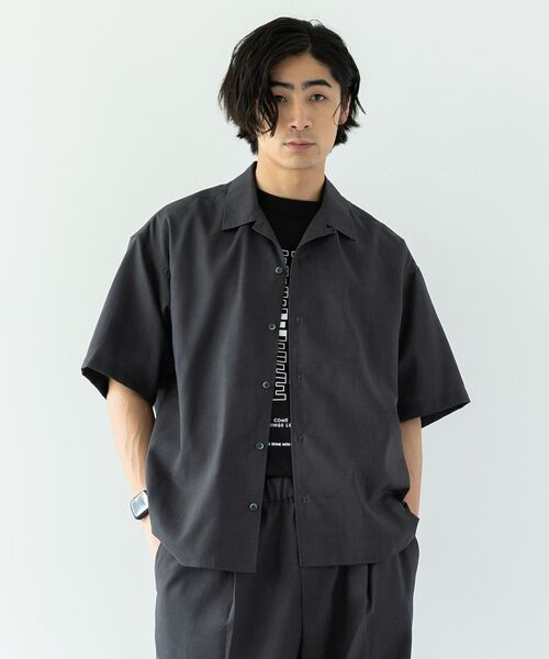 CRAFT STANDARD BOUTIQUE（クラフトスタンダードブティック）の「半袖リネン混セットアップ（セットアップ・メンズ・ベージュ/ブラック・L/M）」の20枚目の写真