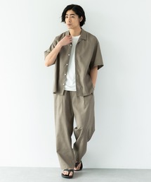 CRAFT STANDARD BOUTIQUE（クラフトスタンダードブティック）の「半袖リネン混セットアップ（セットアップ）」