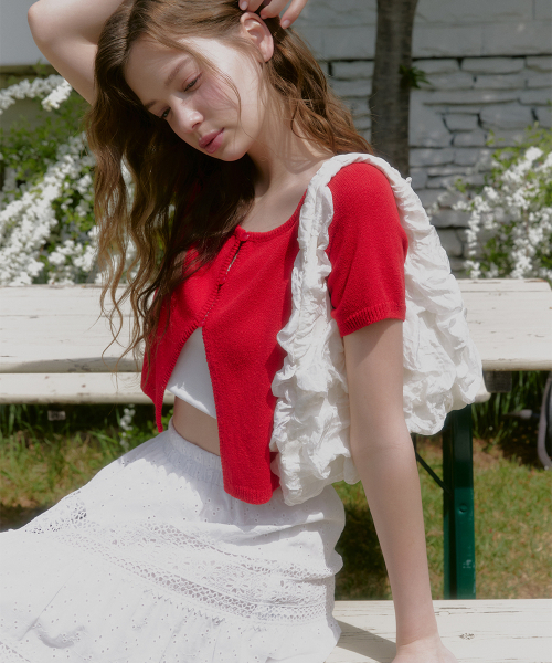 MICANE(ミケーネ)の「レアレースロングスカート(スカート・レディース・アイボリー・SMALL/MEDIUM/LARGE/X-LARGE)」の2枚目の写真