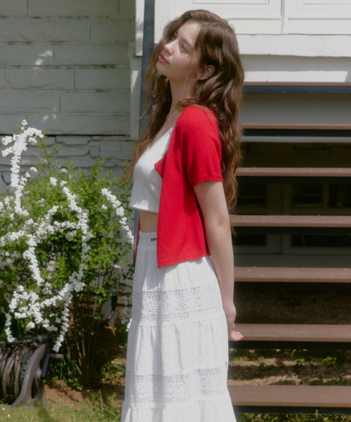 MICANE(ミケーネ)の「レアレースロングスカート(スカート・レディース・アイボリー・SMALL/MEDIUM/LARGE/X-LARGE)」の3枚目の写真