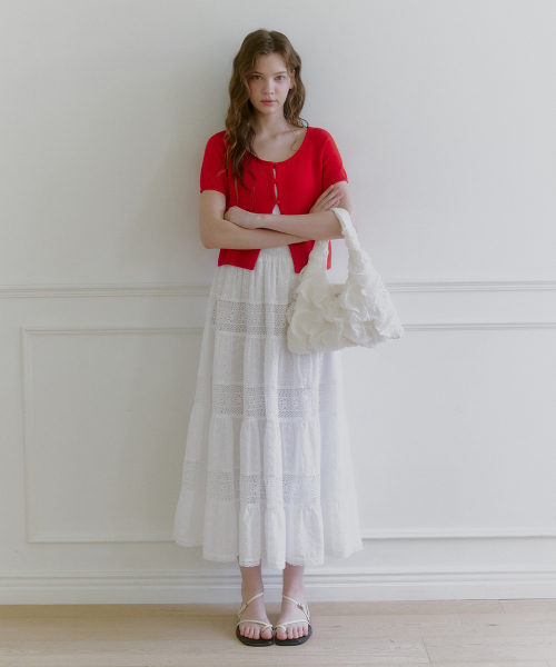 MICANE(ミケーネ)の「レアレースロングスカート(スカート・レディース・アイボリー・SMALL/MEDIUM/LARGE/X-LARGE)」の6枚目の写真