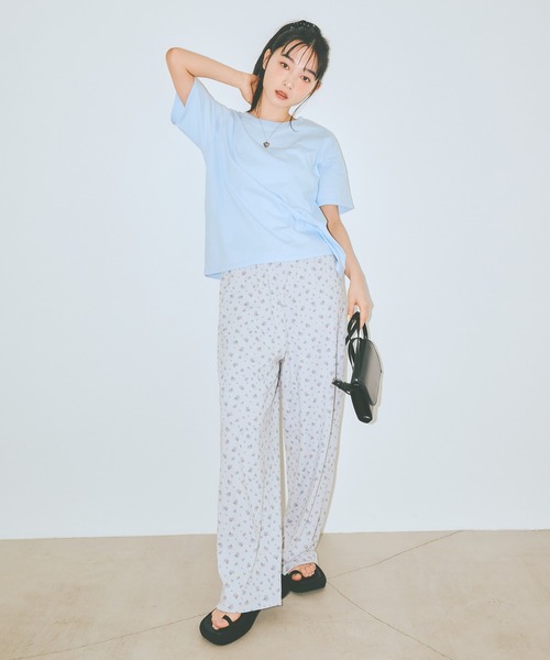 COLORME（カラーミー）の「【AKB48 伊藤百花 着用】バックリボン刺繍Ｔシャツ（Tシャツ/カットソー・レディース・ホワイト/ライトブルー・FREE）」の17枚目の写真