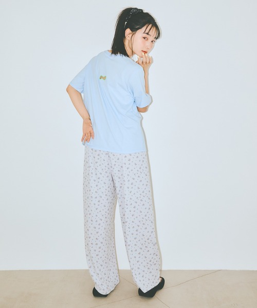 COLORME（カラーミー）の「【AKB48 伊藤百花 着用】バックリボン刺繍Ｔシャツ（Tシャツ/カットソー・レディース・ホワイト/ライトブルー・FREE）」の18枚目の写真