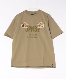 TAION（タイオン）の「【TAION】 JPNSP ノンダウン ジャパンスペシャル フロント虎刺繍 Tシャツ（Tシャツ/カットソー）」